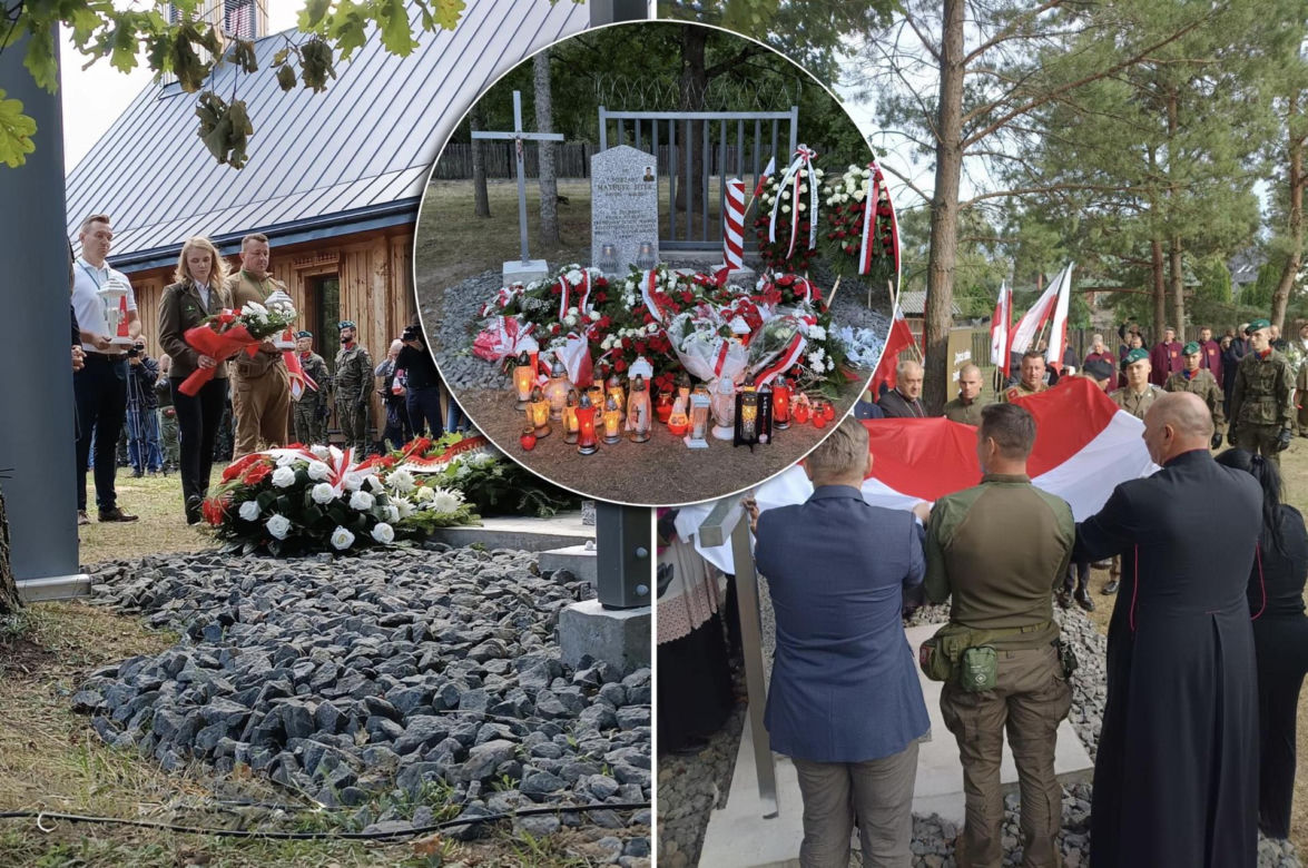 Młody żołnierz zginął na granicy z Białorusią. Odsłonili pomnik na jego cześć. „Niech będzie symbolem”