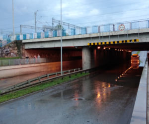 Gwałtowna ulewa nad Radomiem