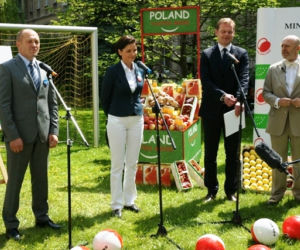 Polskie śniadanie na Euro 2012 - Joanna Mucha, Marek Sawicki