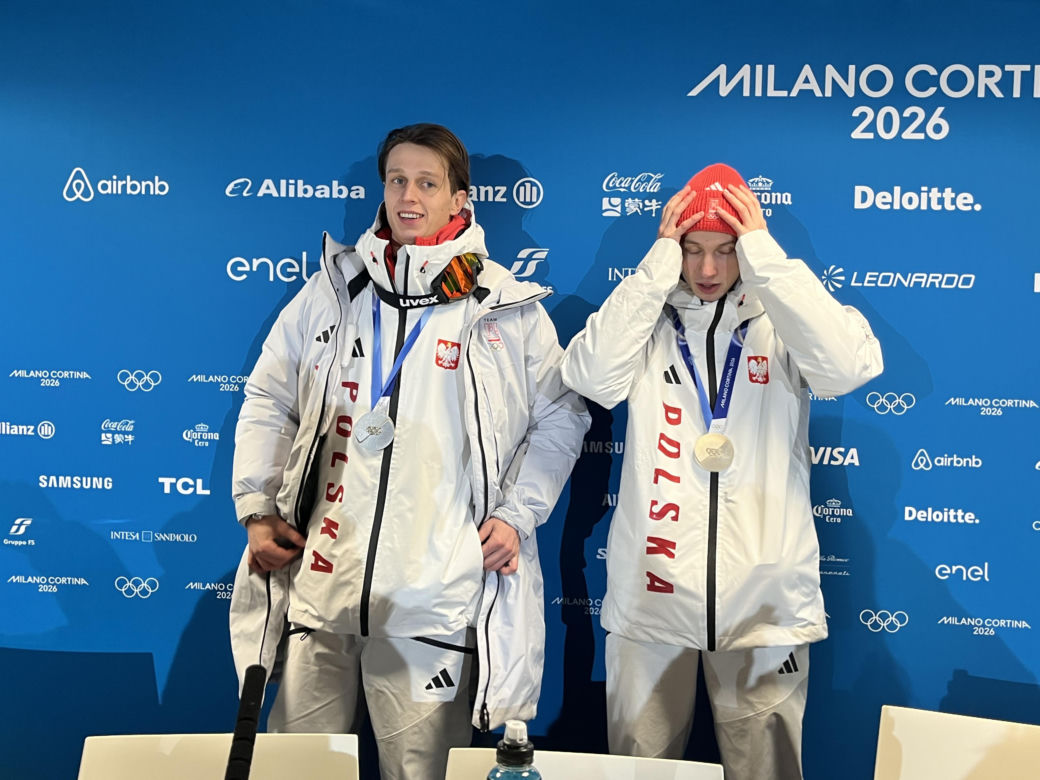 Kacper Tomasiak i Paweł Wąsek z medalami olimpijskimi