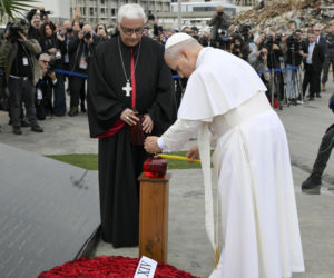 Leon XIV modlił się w miejscu wybuchu w porcie w Bejrucie z 2020 roku