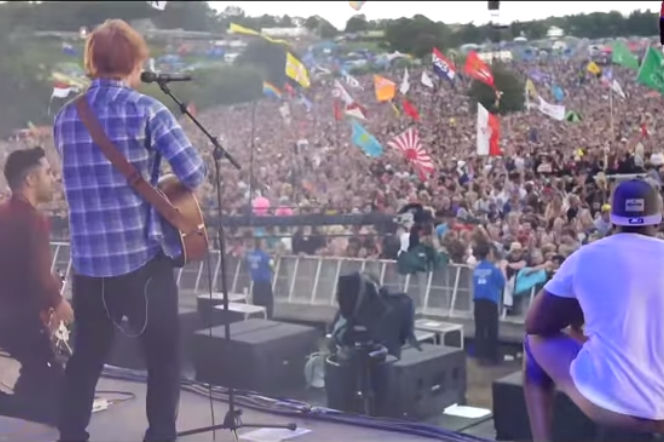 Rudeimental i Eed Sheeran w tour film