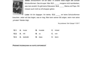 Egzamin ósmoklasisty 2021: niemiecki. Arkusze CKE [27.05.2021]