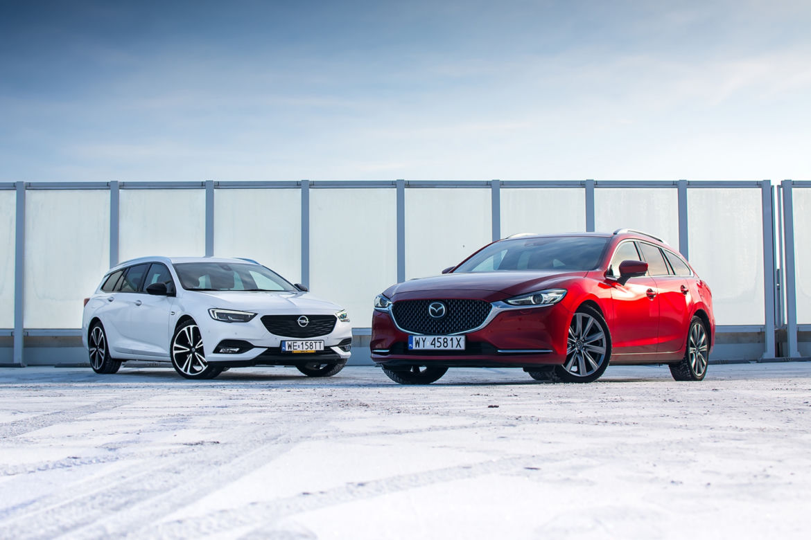 Mazda 6 Sport Kombi 2.2D 184 KM AT6 AWD vs. Opel Insignia Sports Tourer 2.0 CDTi 210 KM AT8 AWD