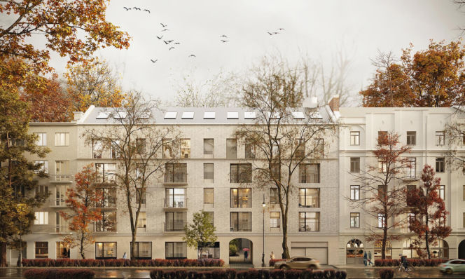 Projekt TBS Stalowa 55-57 w Warszawie, proj. WXCA
