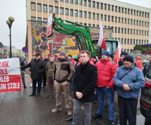 Rolnicy z regionu Siedleckiego protestowali w Siedlcach