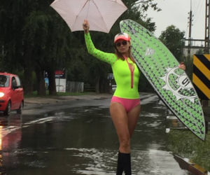 Sylwia Gliwa na wakacjach