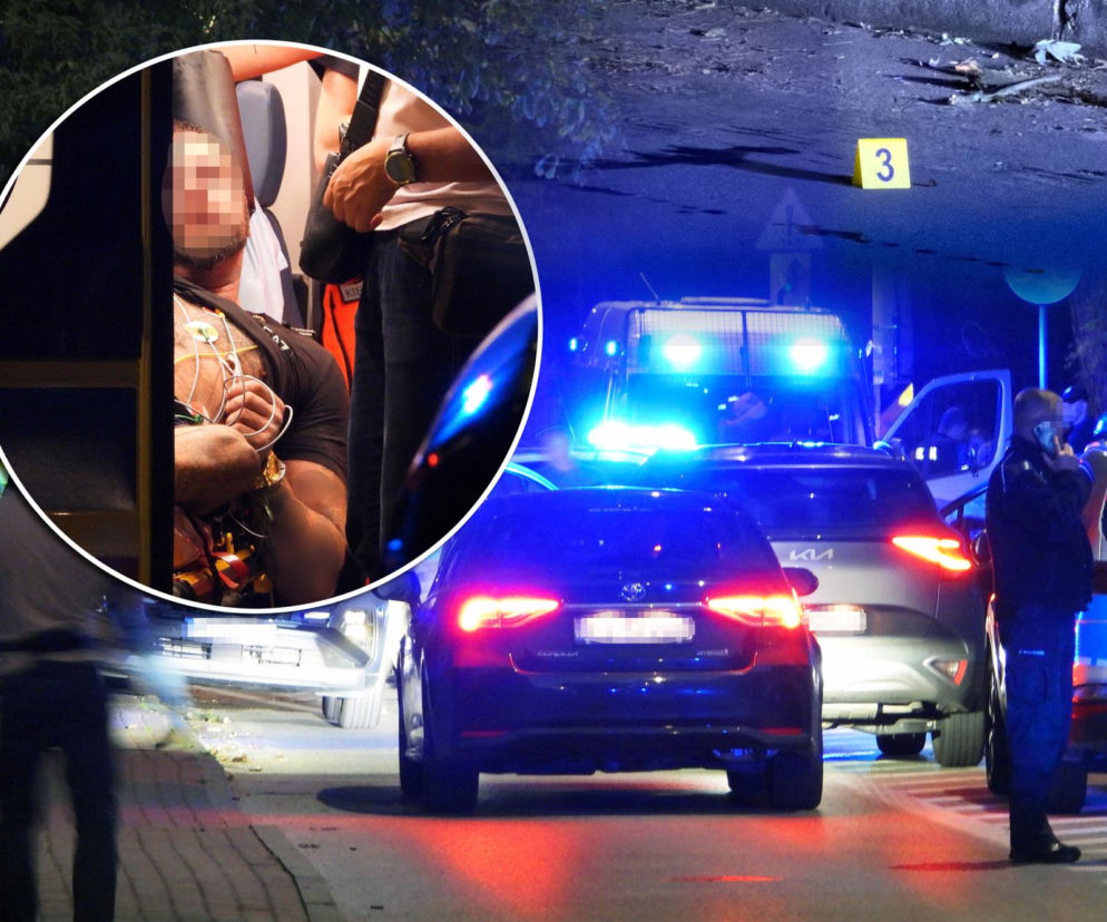 Dramatyczna akcja pod Warszawą. Uciekinier wyrwał się policjantom, padły strzały