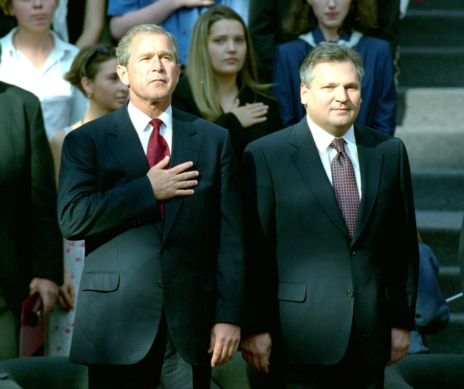 Aleksander Kwaśniewski, 2001r.