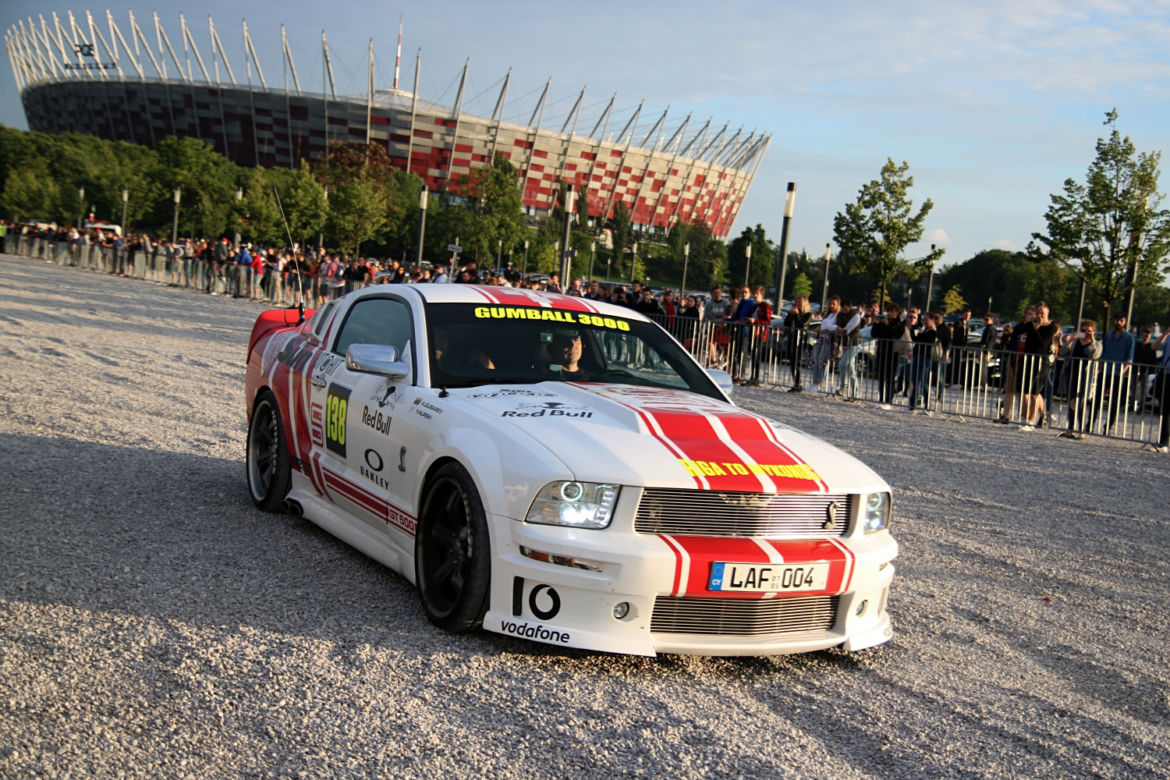 Gumball 3000 2017 w Polsce, Warszawa Stadion Narodowy