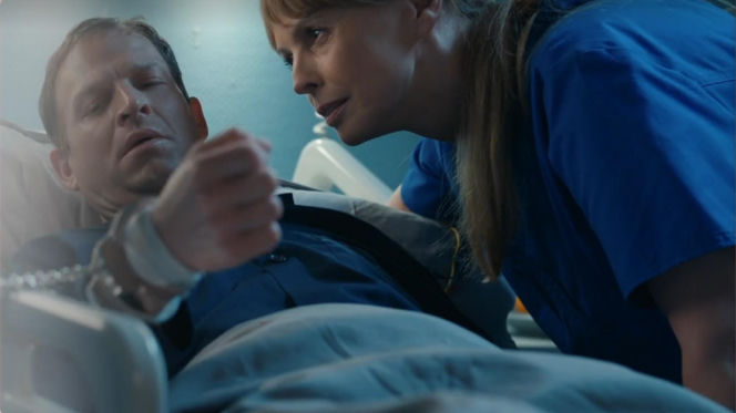 Barwy szczęścia odc. 3317. Agnieszka (Katarzyna Tlałka), Łukasz (Michał Rolnicki)