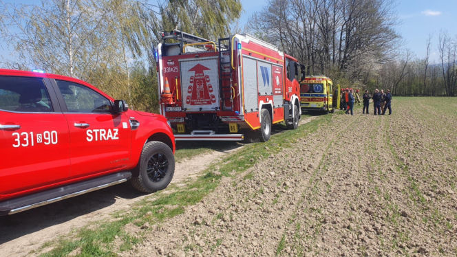 Awaryjne lądowanie szybowca