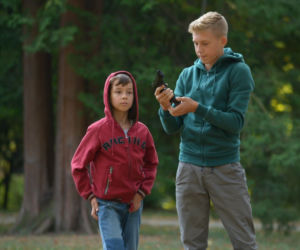 Pierwsza miłość. Tomek (Oskar Wojciechowski), Maciek (Joachim Olko)