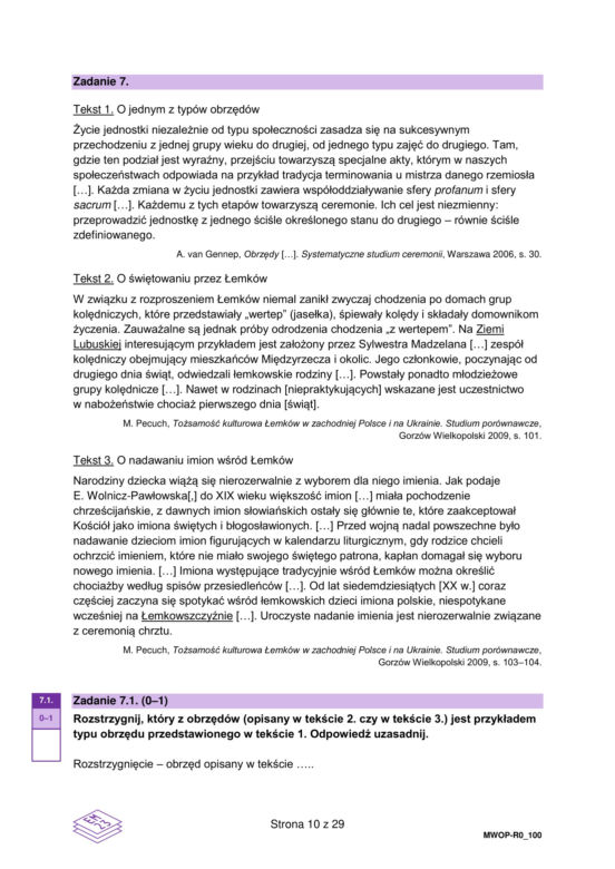 Matura WOS formuła 2023: arkusz CKE i odpowiedzi