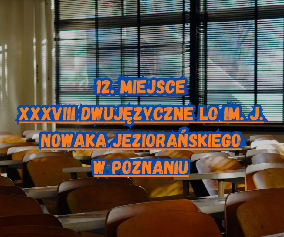 Ranking Wojewódzki Liceów 2025 - wielkopolskie