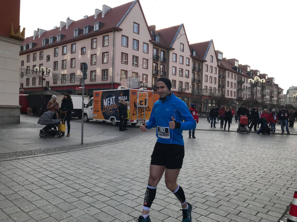 Bieg tyłem we Wrocławiu 