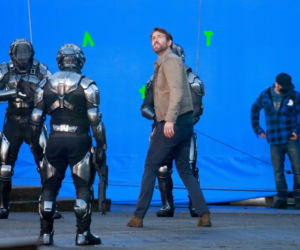 Ryan Reynolds na planie filmu The Adam Project