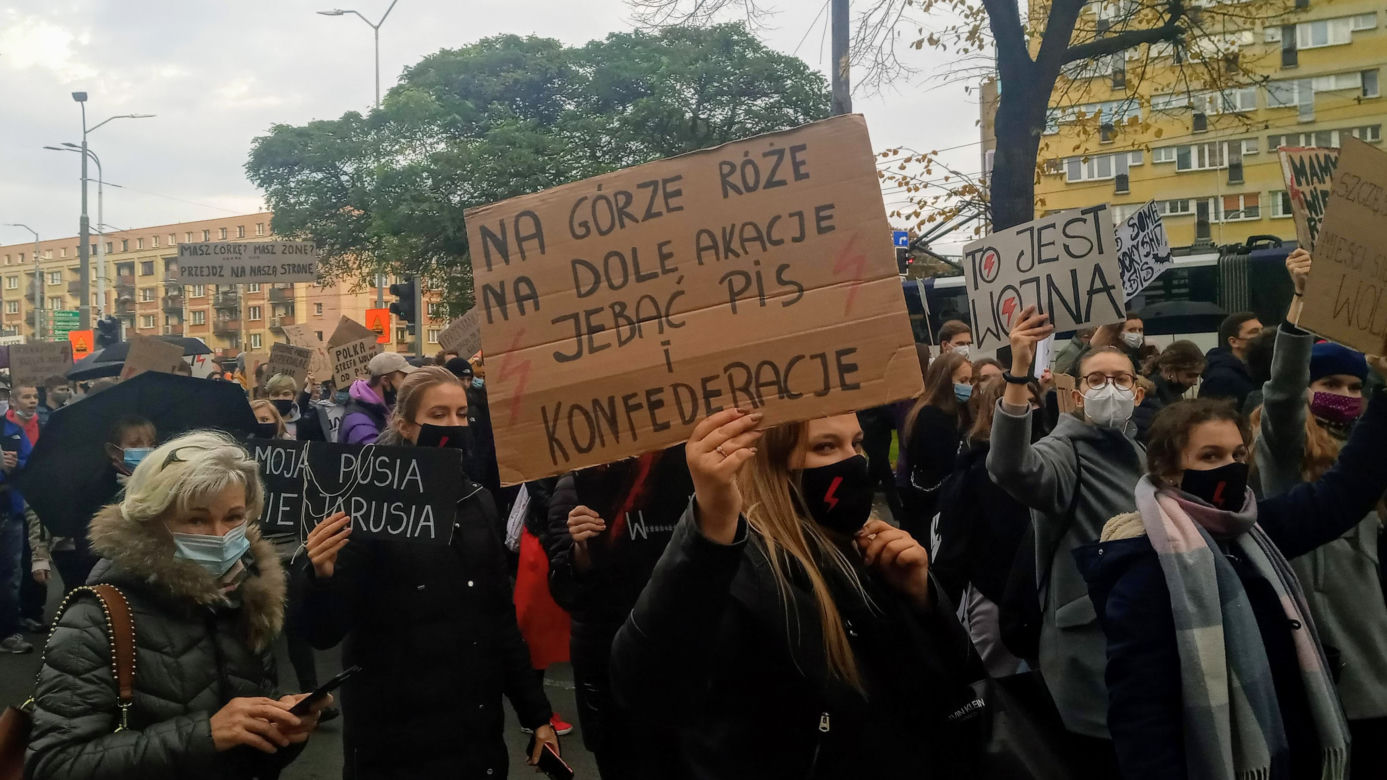 Protest kobiet w Szczecinie - 28.10.2020