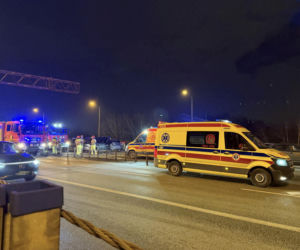 Karambol na moście Grota-Roweckiego