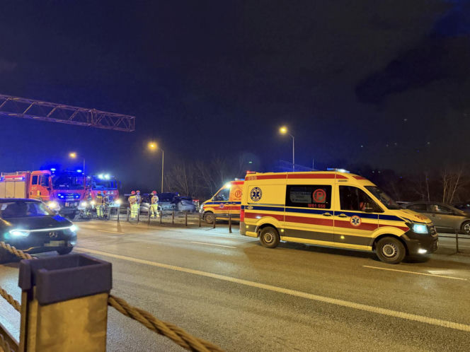 Karambol na moście Grota-Roweckiego