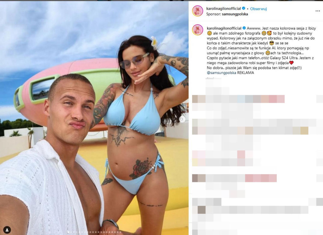 Karolina Gilon pragnie lodów i jabłek