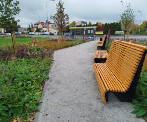 Park kieszonkowy w Siedlcach przy ul. Brzeskiej