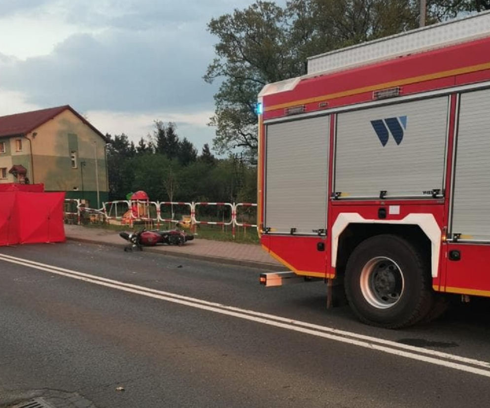 Wypadek w Żorach