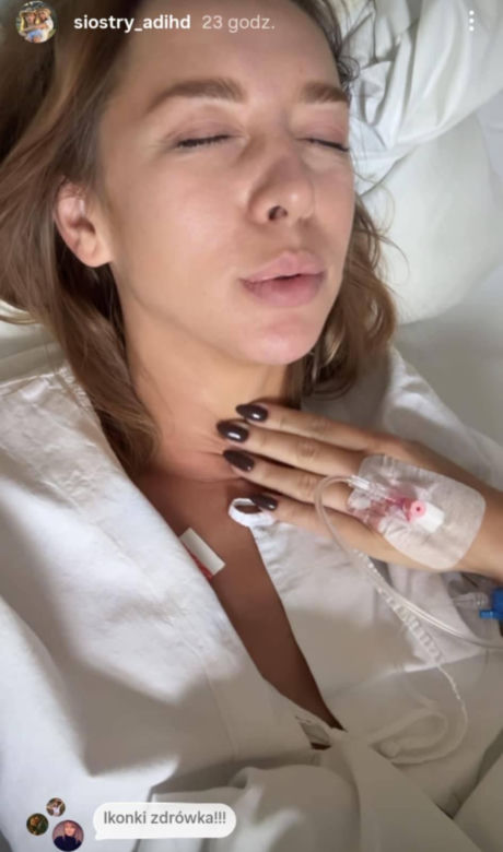 Ilona Krawczyńska trafiła do szpitala