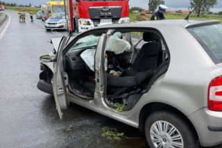 Tragiczny wypadek koło Góry. Dwie osoby nie żyją, droga jest zablokowana!