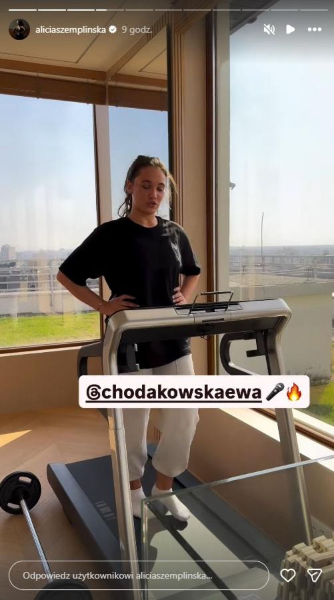 Alicja Szemplińska trenuje z Chodakowską