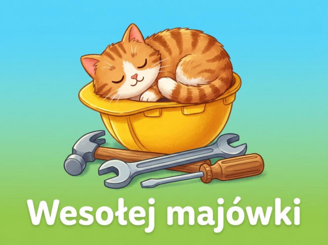śmieszny obrazek na 1 maja