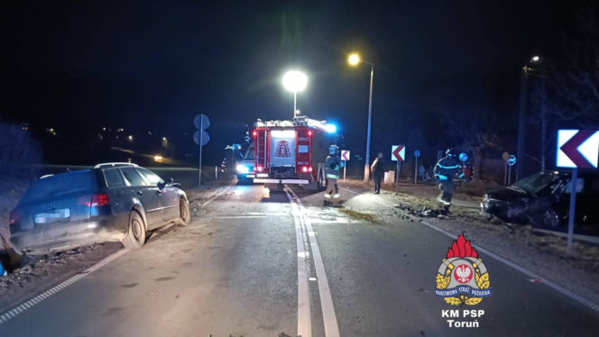 Wypadek w miejscowości Zelgno pod Toruniem