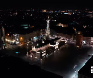 Kraków spowity w ciemnościach. Wyłączono oświetlenie uliczne