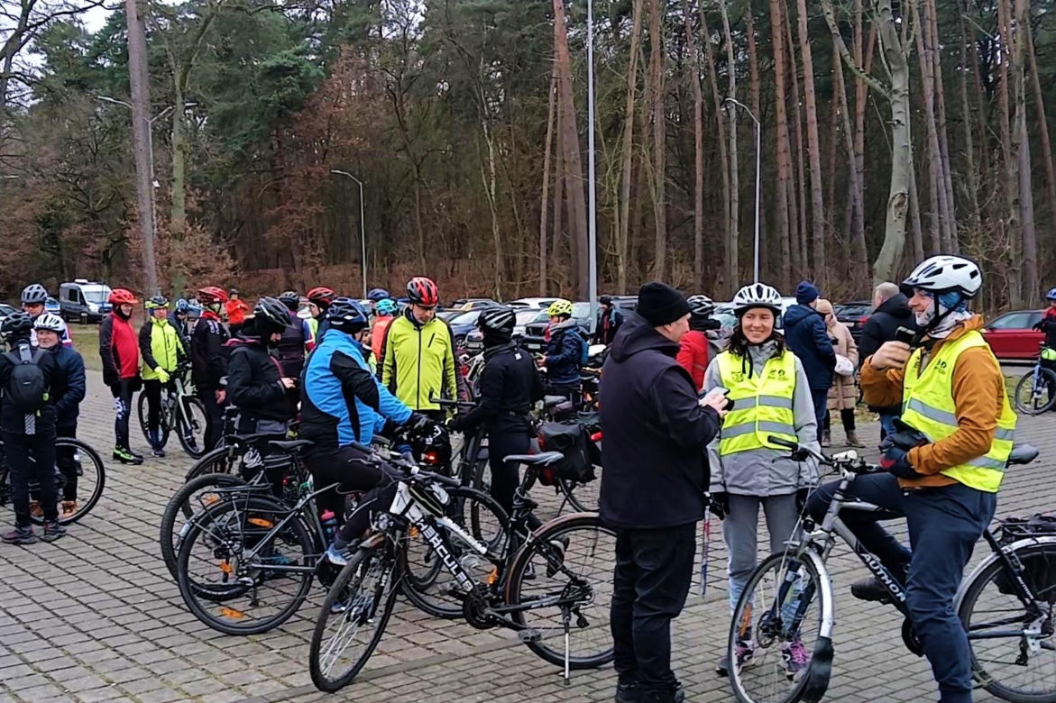 Szczecińscy rowerzyści powitali 2025 rok