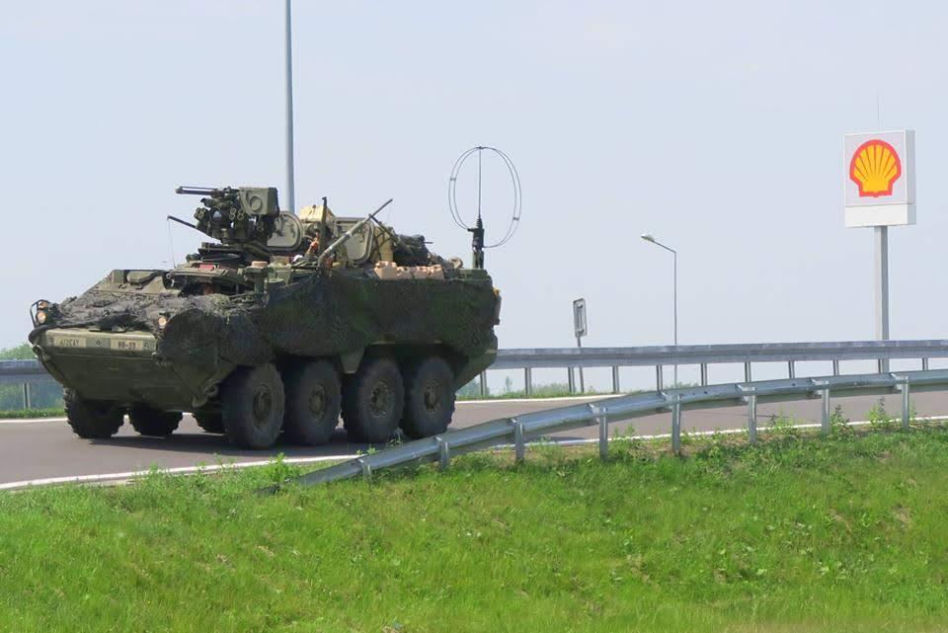 Wozy Stryker w Polsce