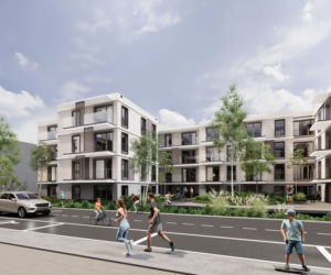 Wizualizacja nowego osiedla w dzielnicy Tłoki