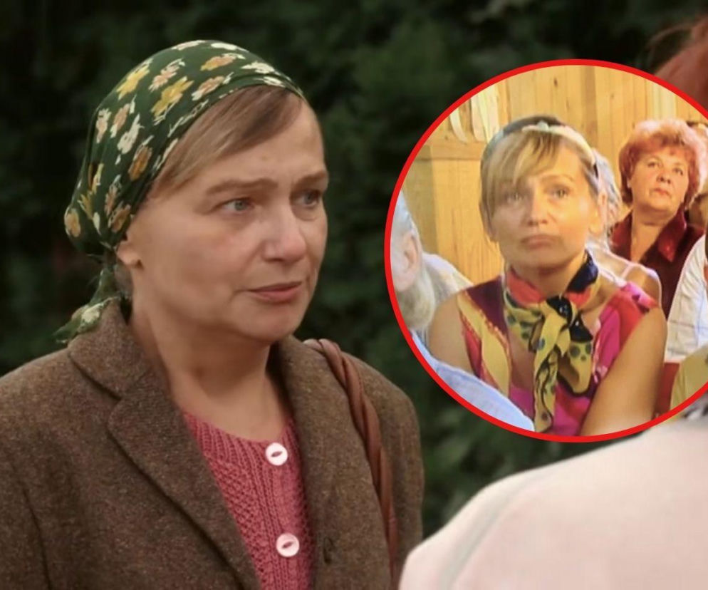 Aktorka Grażyna Zielińska w serialu Ranczo. Na miniaturze ta sama aktorka w innej roli. O wpadkach w serialu przeczytasz w SE.