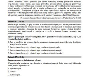 Matura fizyka 16