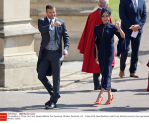 Ślub księcia Harry'ego i Meghan Markle - David Beckham i Victoria Beckham