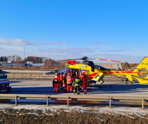 Poważny wypadek na trasie S8 pod Pruszkowem