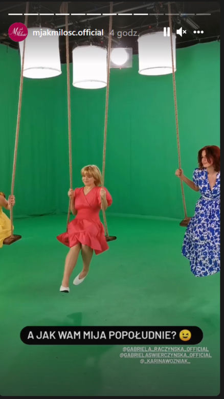 Nowa czołówka M jak miłość. Basia (Gabriela Raczyńska), Ania (Gabriela Świerczyńska)