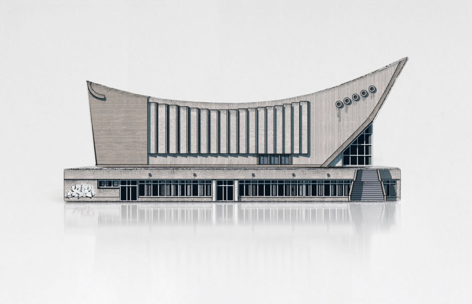 „Brutal East” - brutalistyczna wycinanka od Zupagrafika