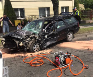 Dramatyczny WYPADEK w Ozorkowie