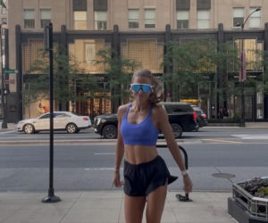 Anna Lewandowska poznaje Chicago