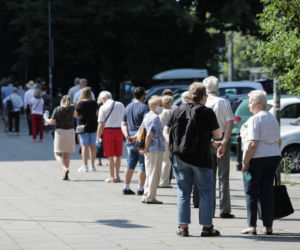 Wybory 2020 kolejki do lokali wyborczych