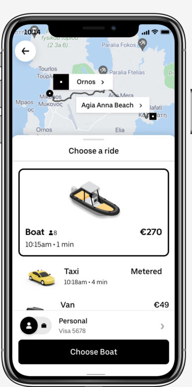 Uber boat