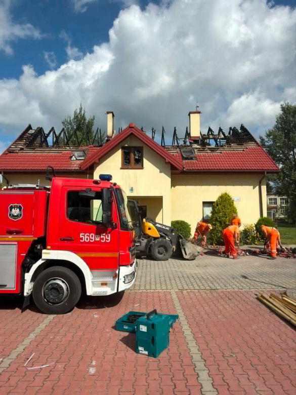 Pożar w domu dziecka