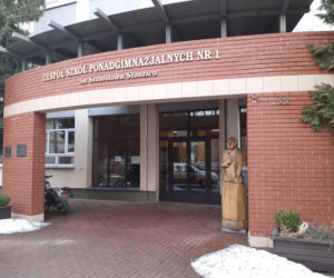 Siedleckie szkoły przy ul. Konarskiego i Prusa i ich okolica w lutym 2021 roku
