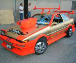 Wiejski tuning - zmasakrowane auta