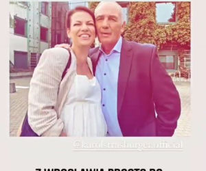 M jak miłość: Karol Strasburger (Argasiński), Alżbeta Lenska (Patrycja)